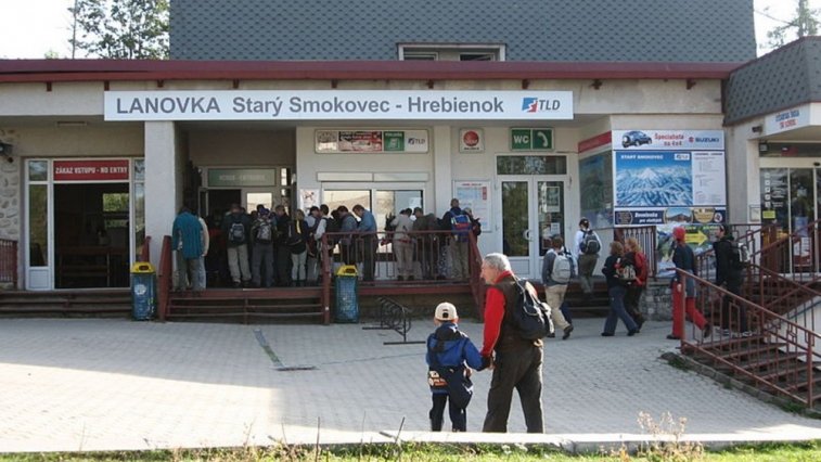 Hrebienok Starý Smokovec, pozemná lanovka (Vysoké Tatry) 1 Zdroj: https://en.wikipedia.org/wiki/File:Stary_Smokovec-Hrebienok,_lanovka.jpg