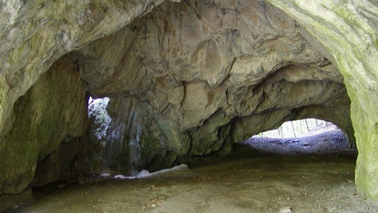 Jaskyňa Čertova pec Autor: Martin Hlauka (Pescan) Zdroj: https://upload.wikimedia.org/wikipedia/commons/5/5a/%C4%8Certova_pec_%282004%29.jpg