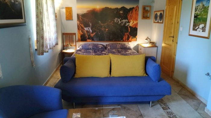 Modrá spálňa (Dvojlôžková izba)