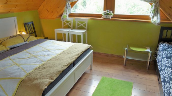 Zelená spálňa (Dvojlôžková izba)