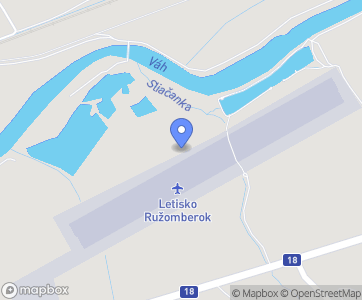 Aeroklub - Letisko Ružomberok - Lisková - Mapa