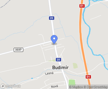 Mini Motel Budimír - Mapa