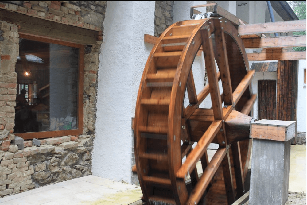 Mlyn Klepáč - drevené koleso
