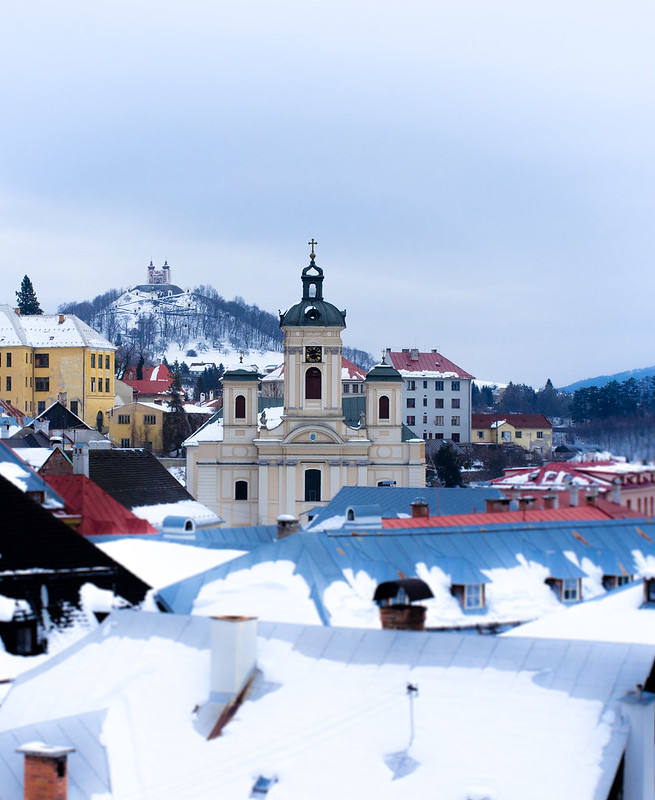 Malebné mestečko Banská Štiavnica